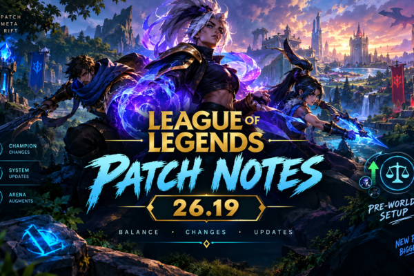 league of legends patch notes