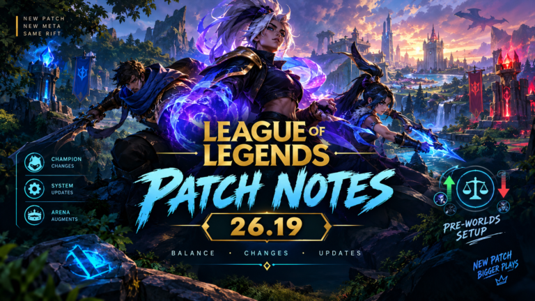 league of legends patch notes