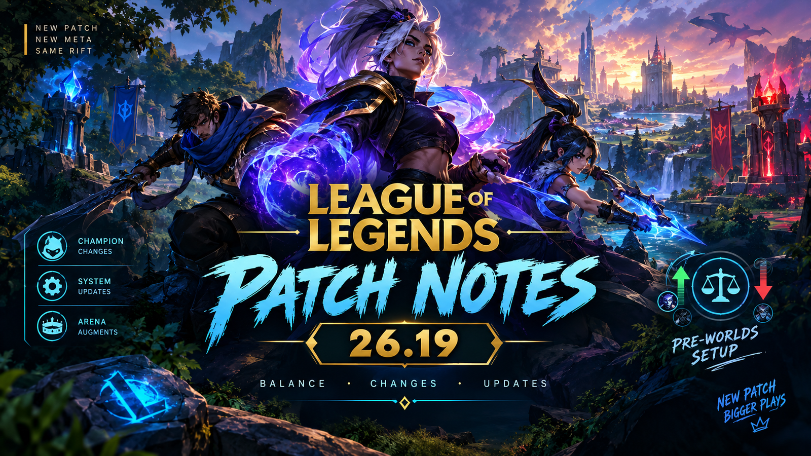 league of legends patch notes