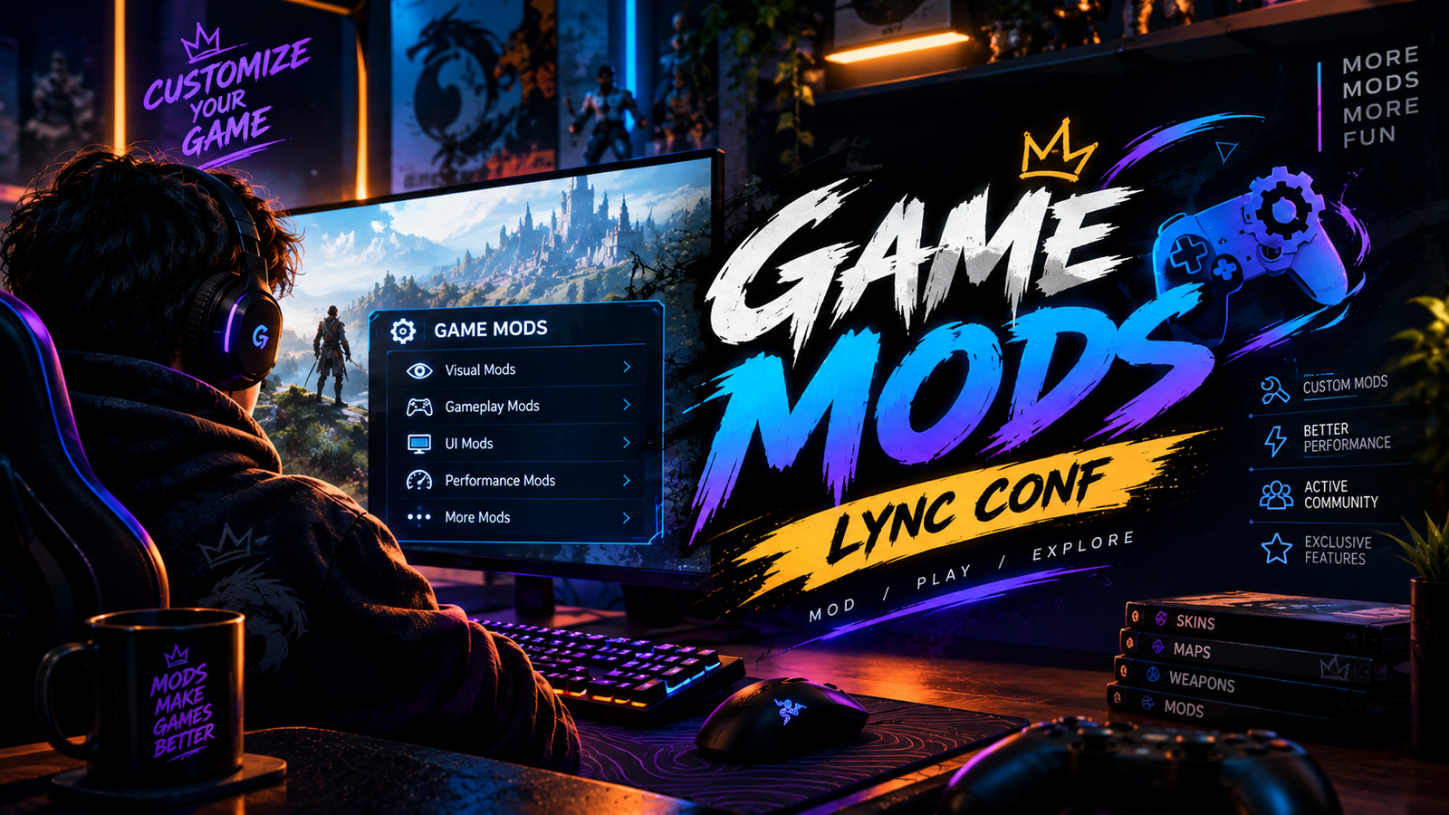 game mods lync conf